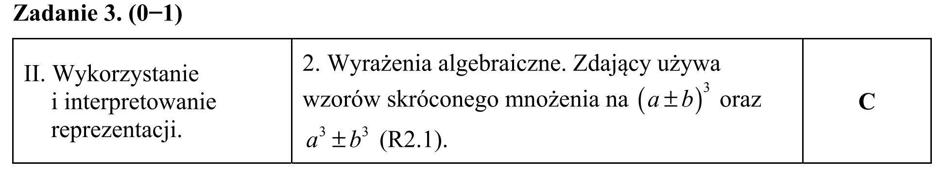 Matura, maj 2015, odpowiedź do zadania 3