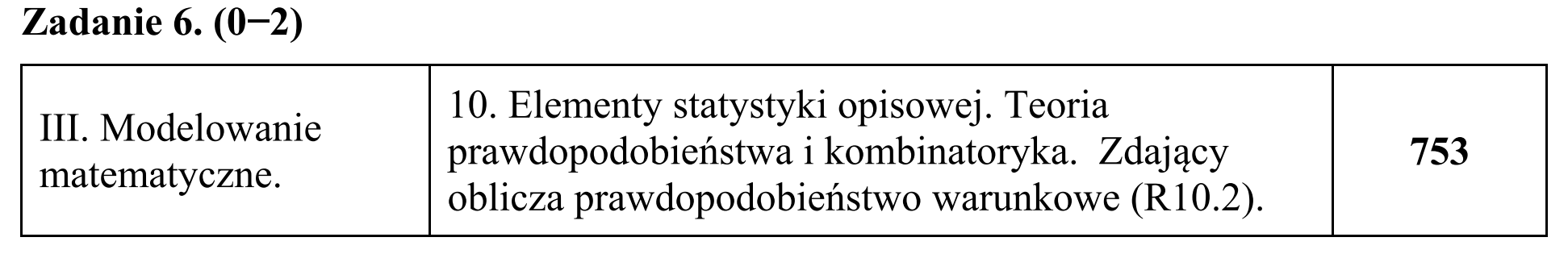 Matura, maj 2016, odpowiedź do zadania 6