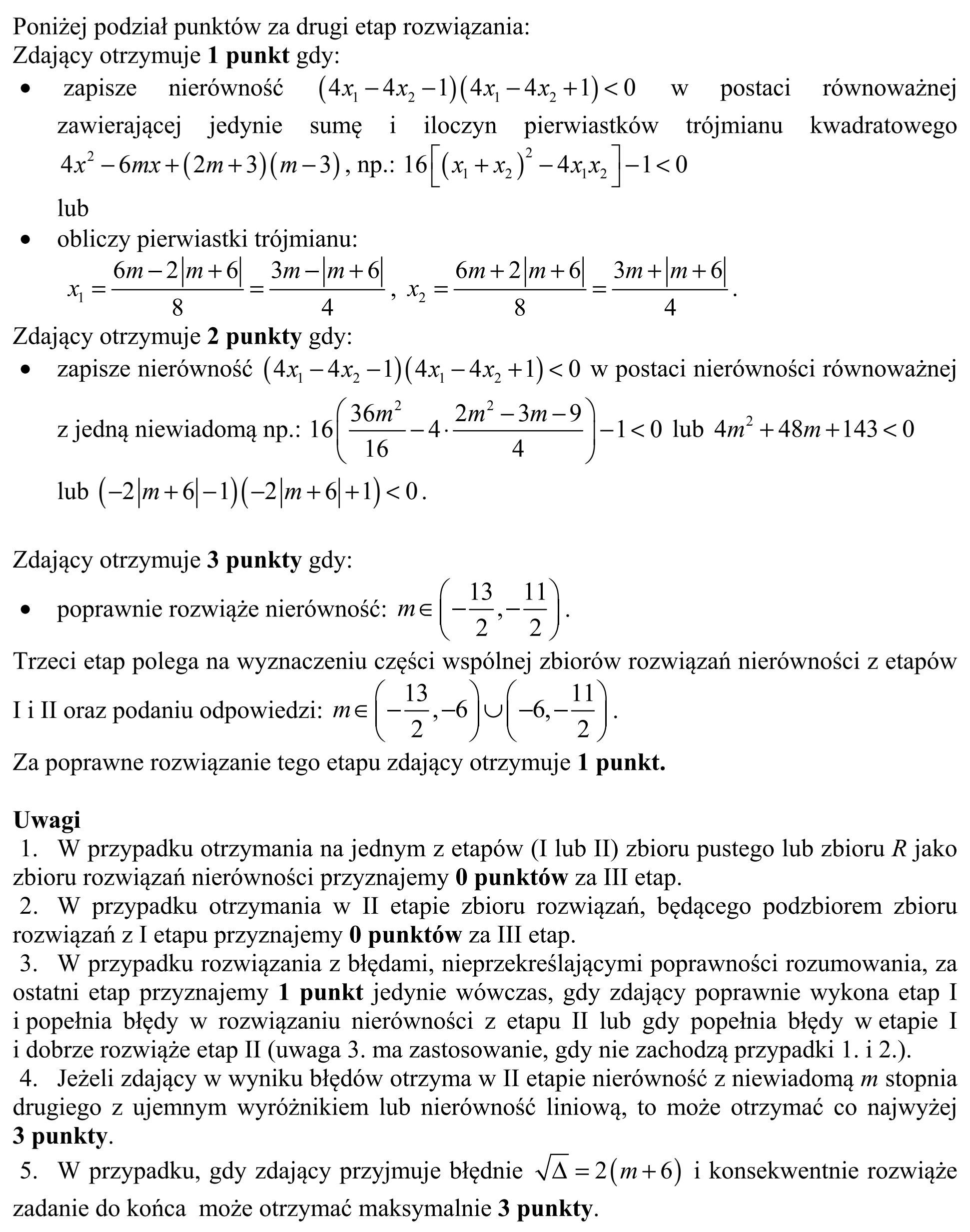 Matura, maj 2017, odpowiedź do zadania 12, fragment 3