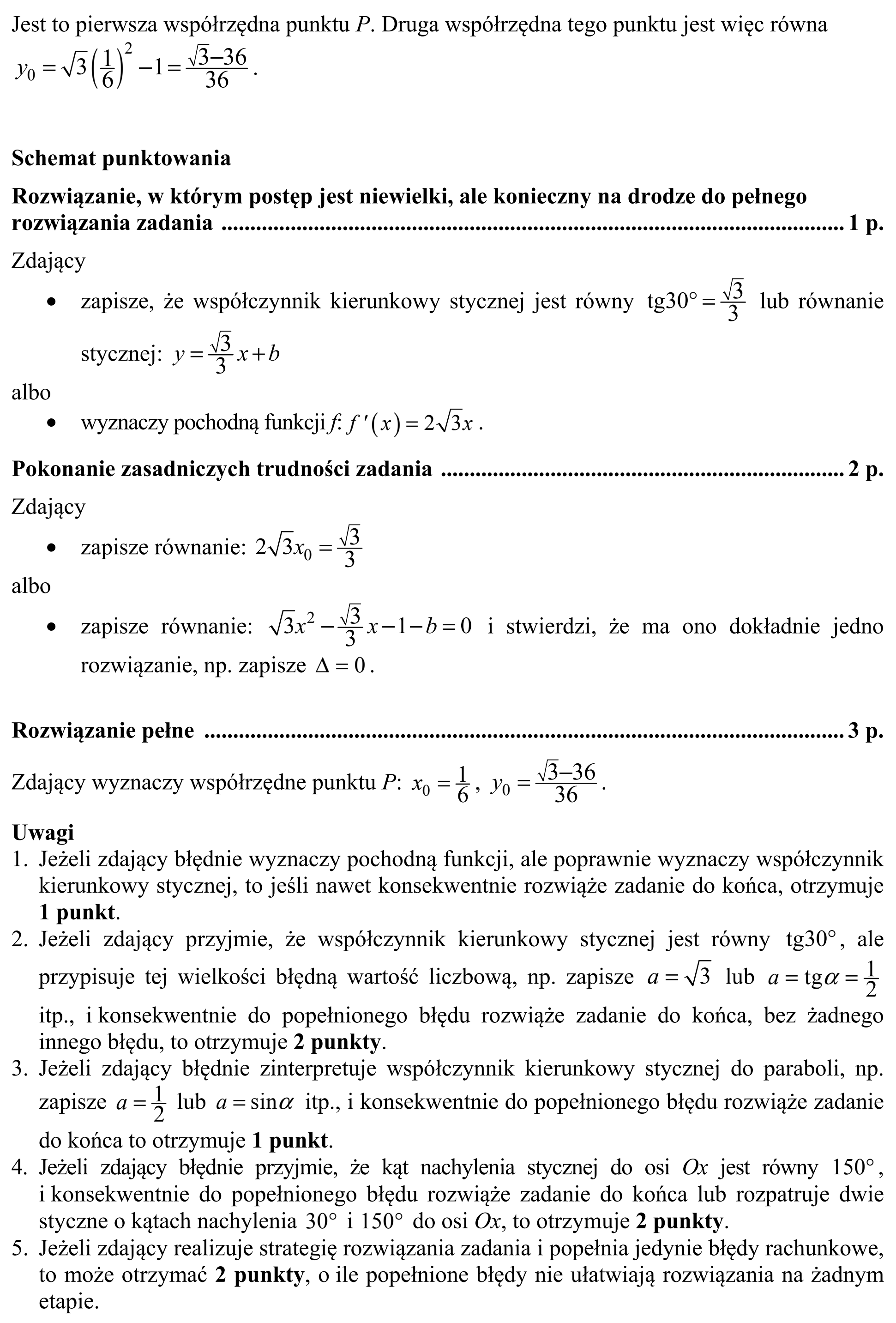 Matura, maj 2018, odpowiedź do zadania 6, fragment 2