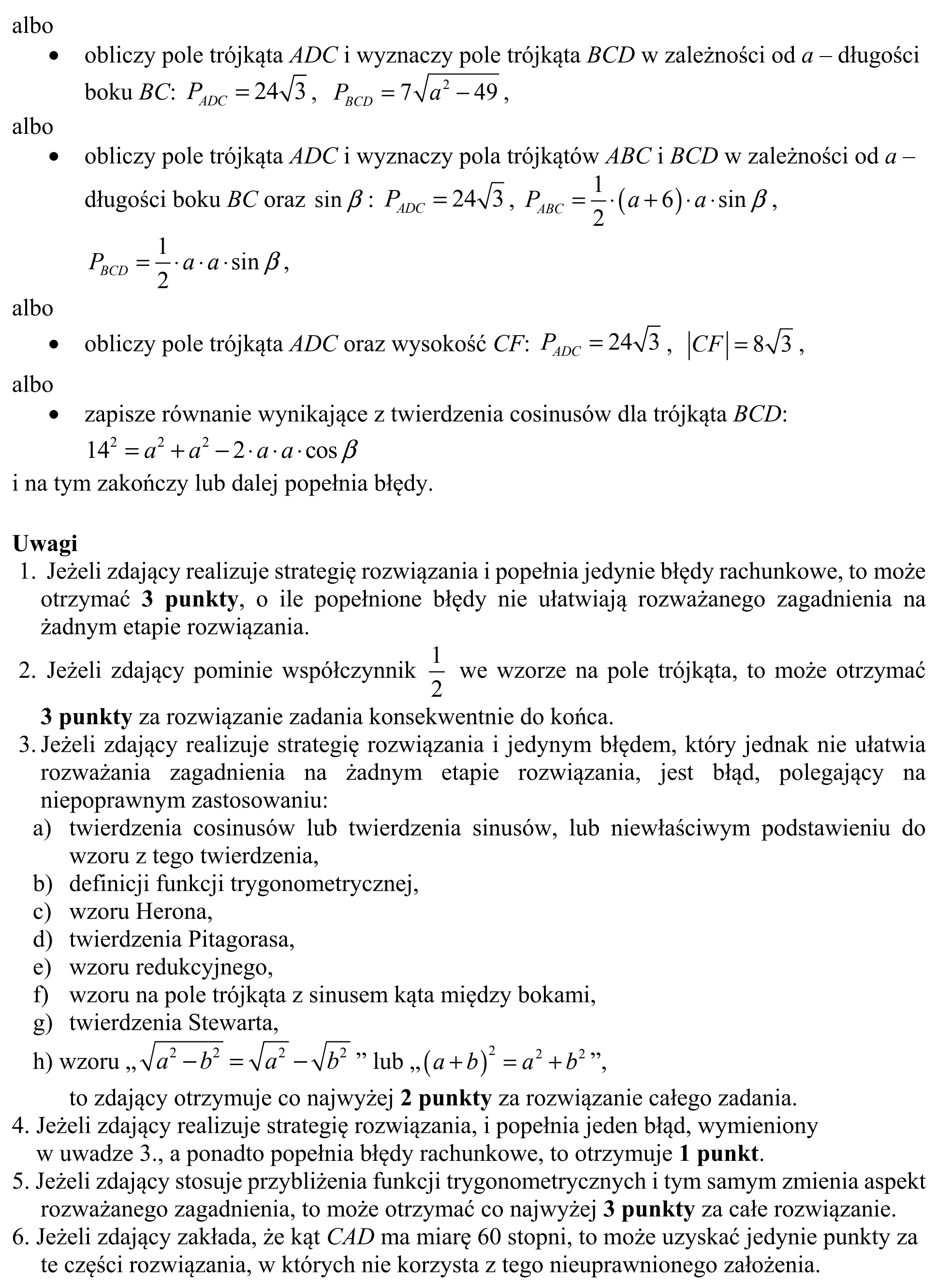 Matura, maj 2019, odpowiedź do zadania 10, fragment 3