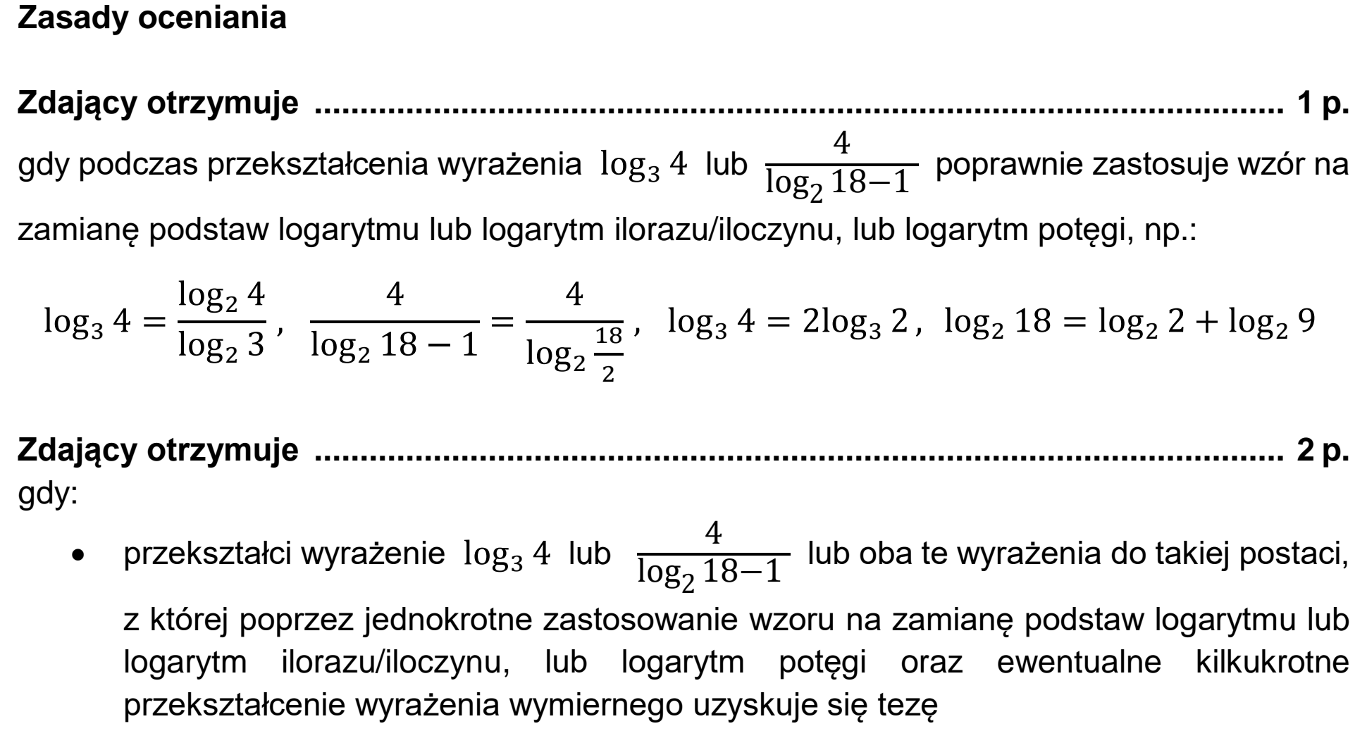 Matura, maj 2021, odpowiedź do zadania 6