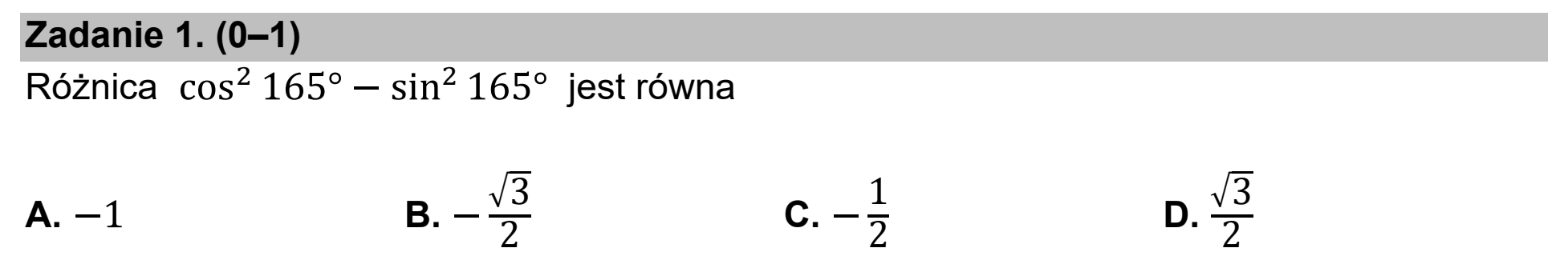 Matura, maj 2021, podgląd zadania 1