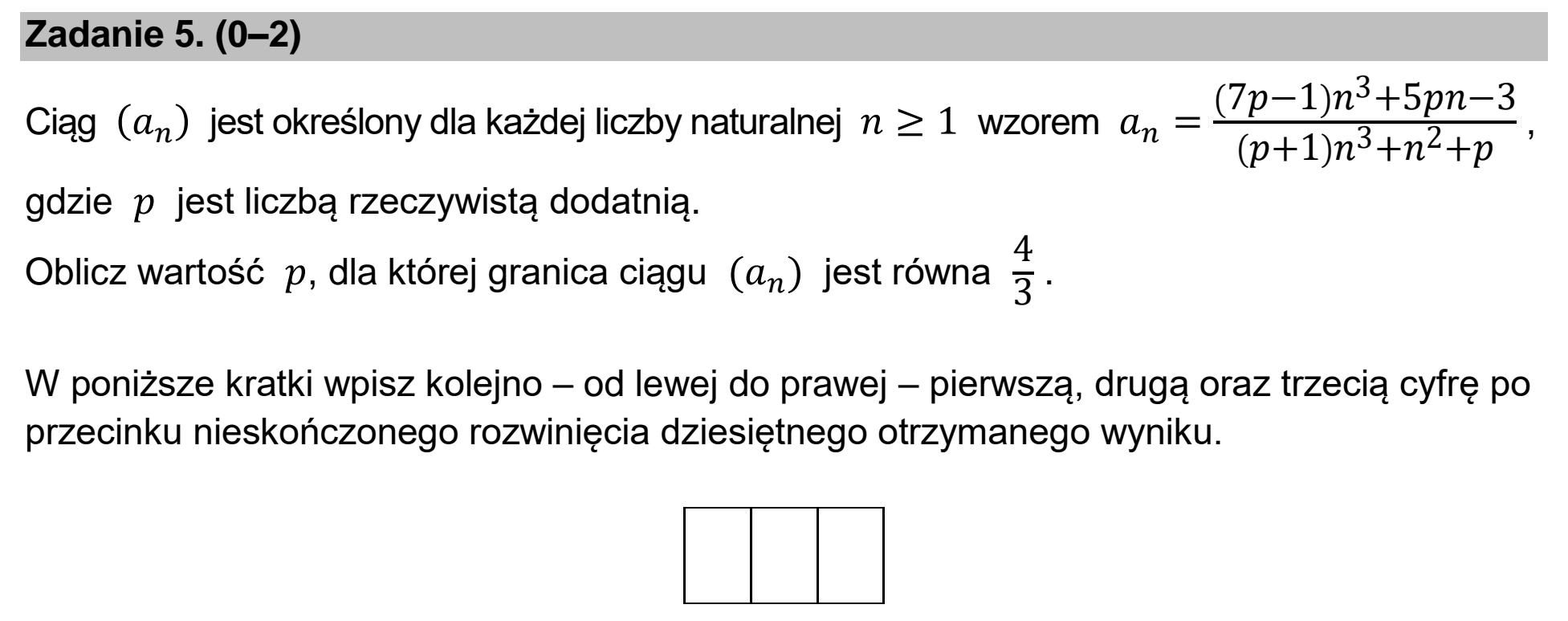 Matura, maj 2022, podgląd zadania 5