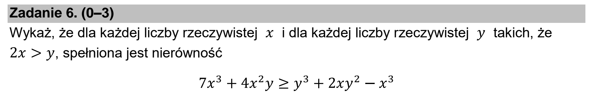 Matura, maj 2022, podgląd zadania 6