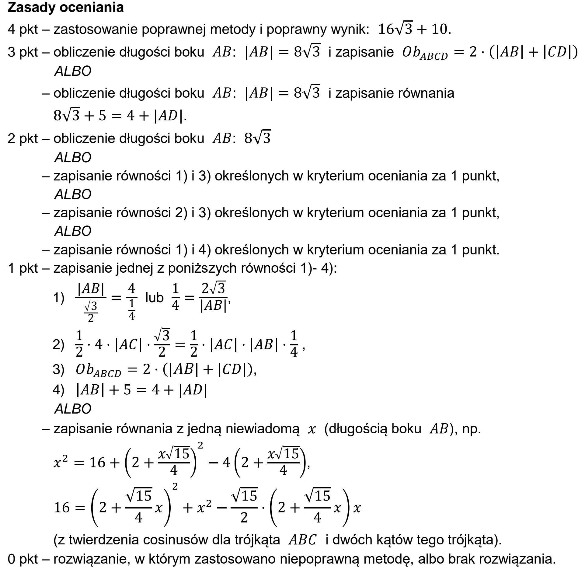 Matura, maj 2023, odpowiedź do zadania 13, fragment 1