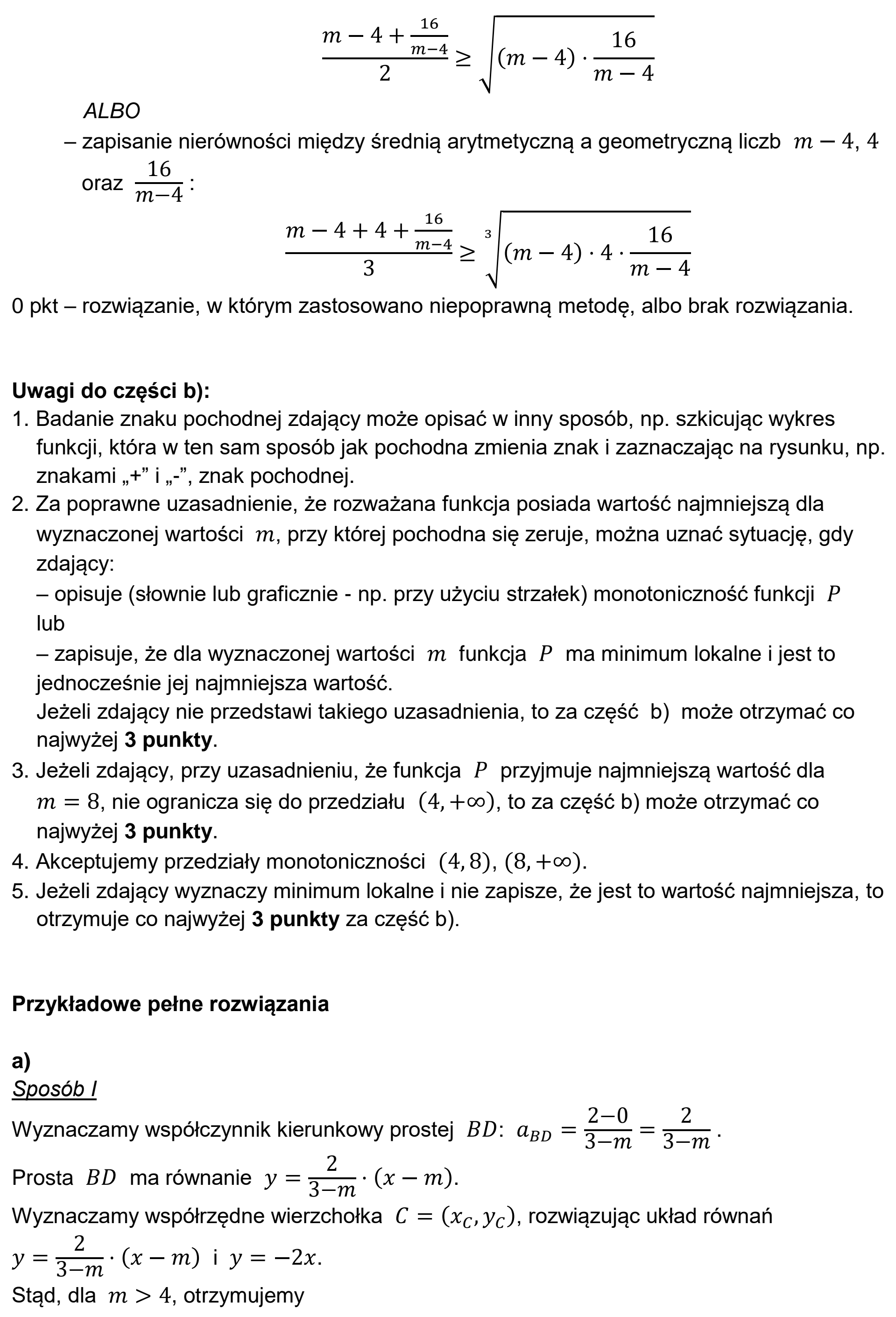 Matura, maj 2023, odpowiedź do zadania 16, fragment 2
