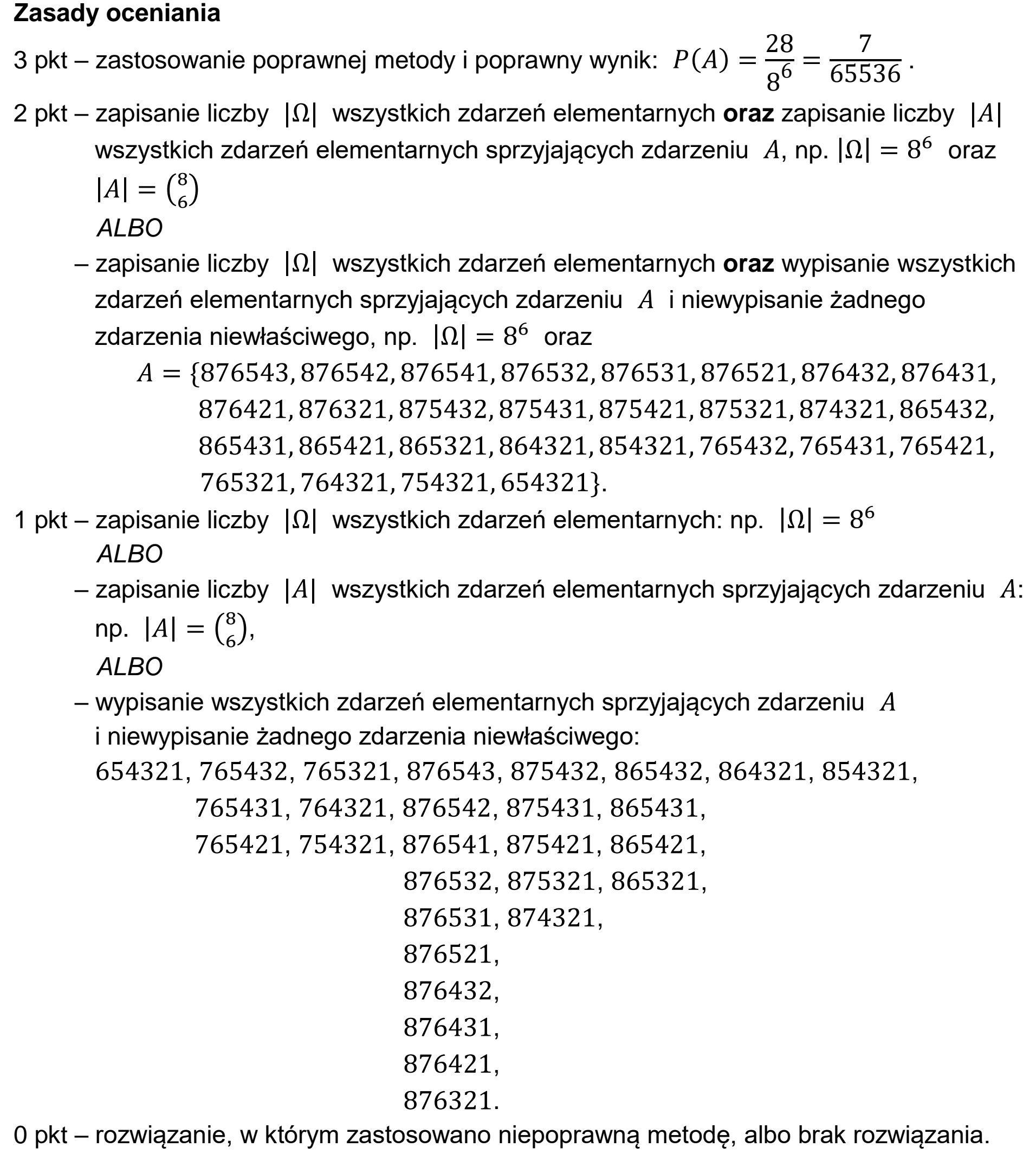 Matura, maj 2024, odpowiedź do zadania 10, fragment 1