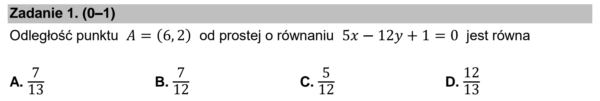 Matura, maj 2024, podgląd zadania 1