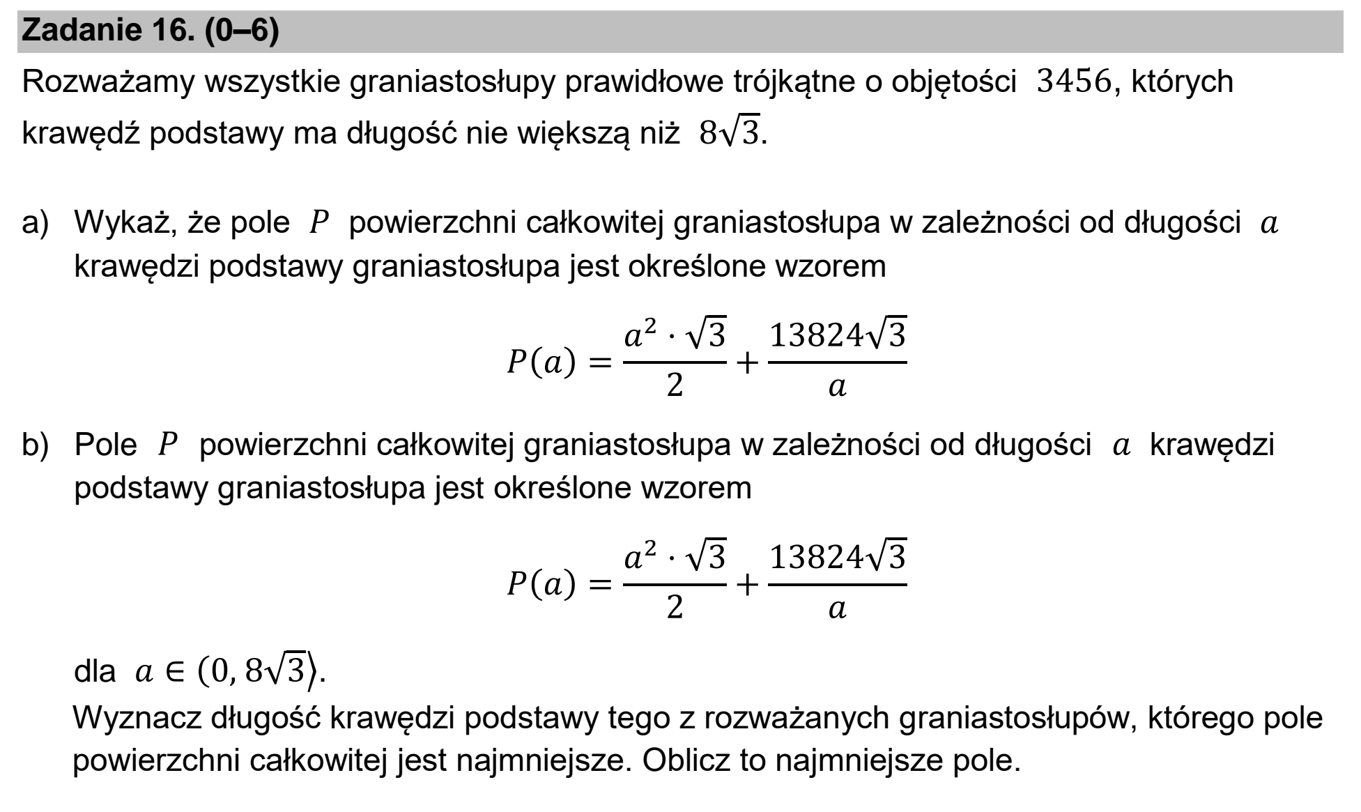 Matura, maj 2024, podgląd zadania 16