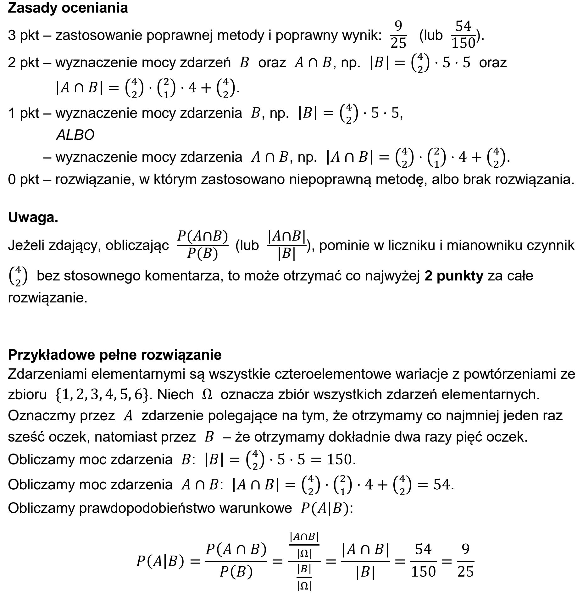 Matura, maj 2025, odpowiedź do zadania 8