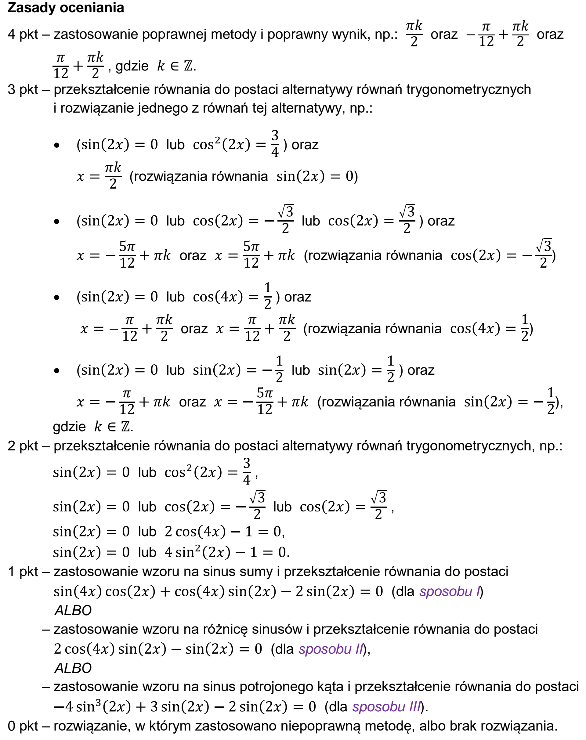Matura, maj 2026, odpowiedź do zadania 10, fragment 1