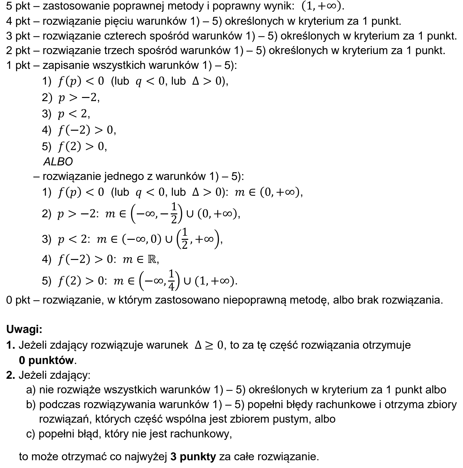 Matura, maj 2026, odpowiedź do zadania 13, fragment 1