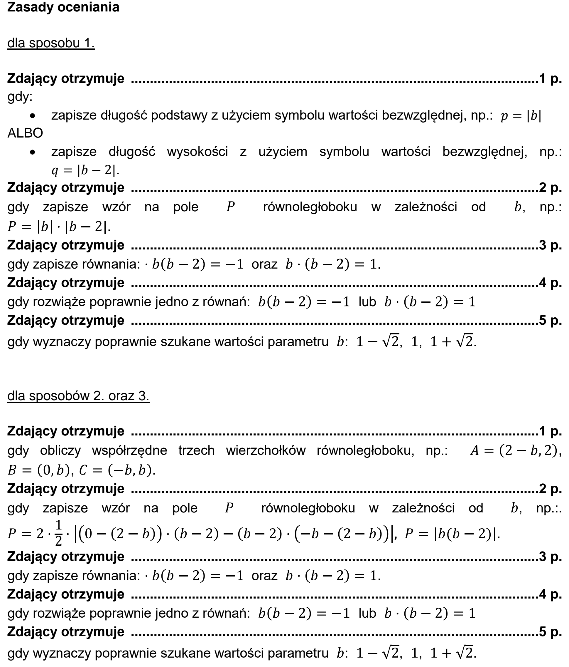 Matura próbna, marzec 2021, odpowiedź do zadania 13, fragment 1
