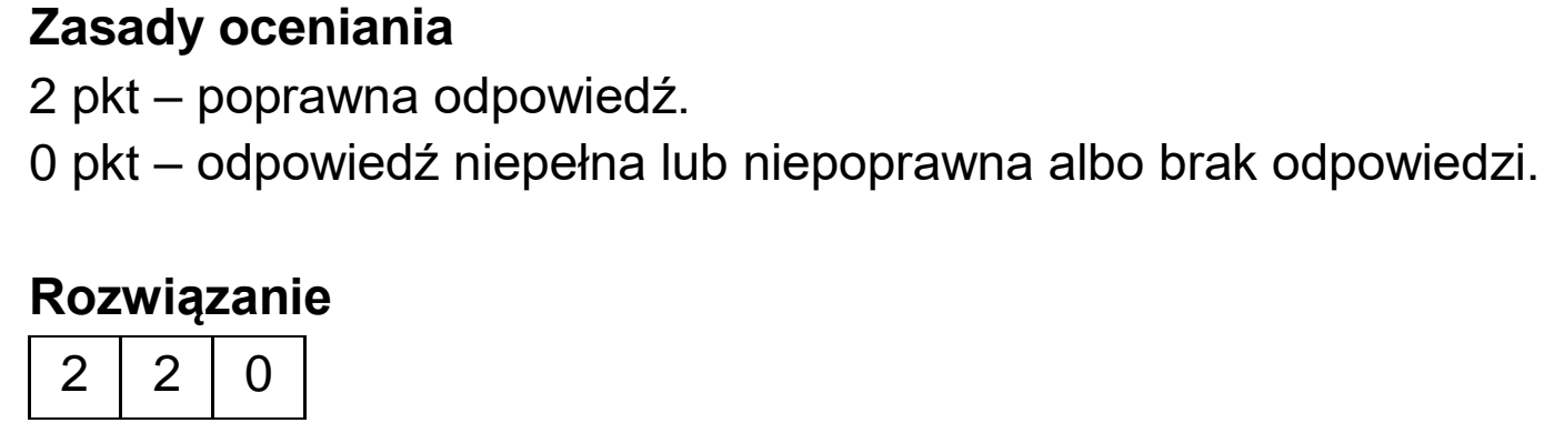 Matura próbna, marzec 2021, odpowiedź do zadania 5