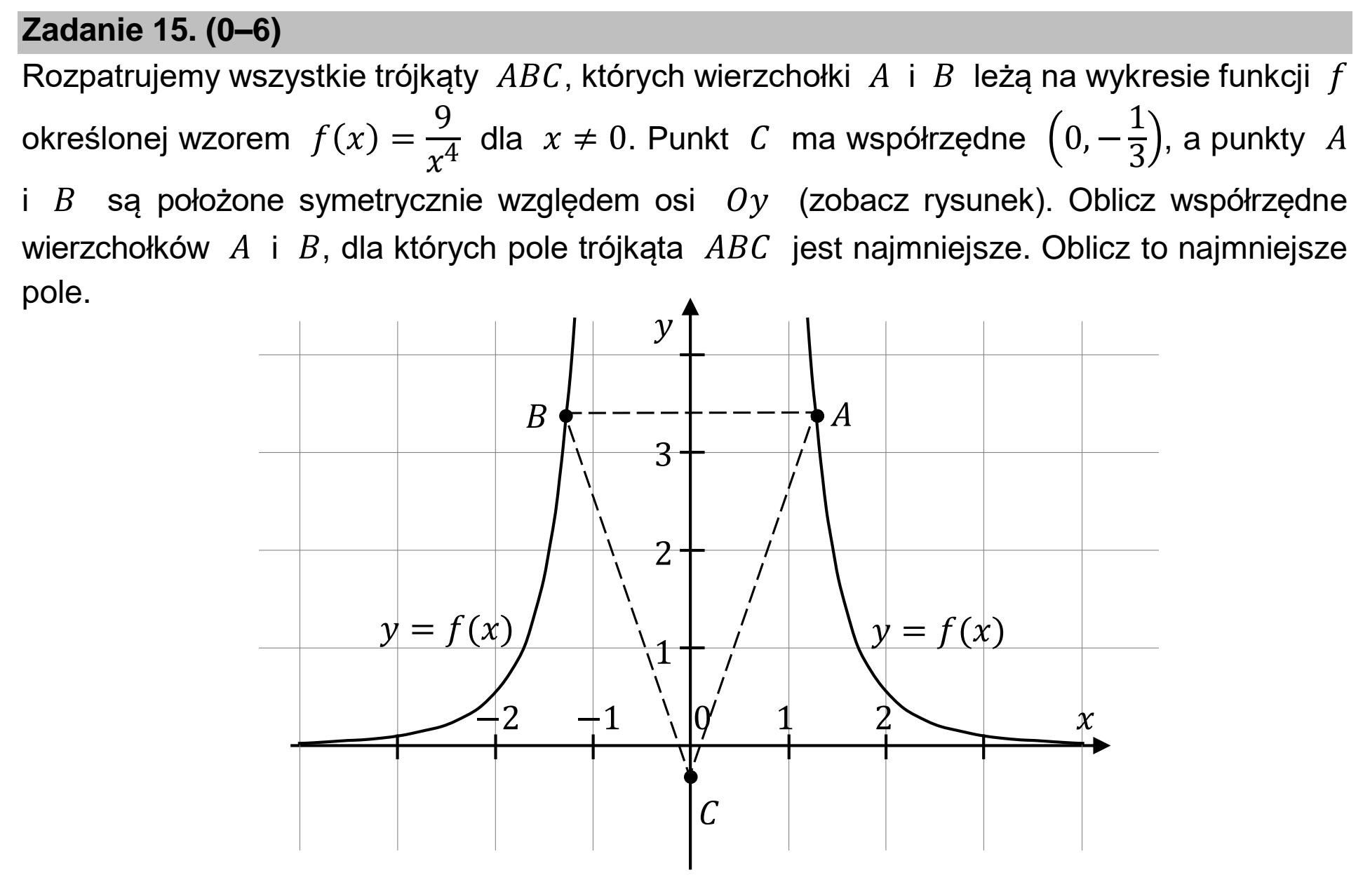 Matura próbna, marzec 2021, podgląd zadania 15