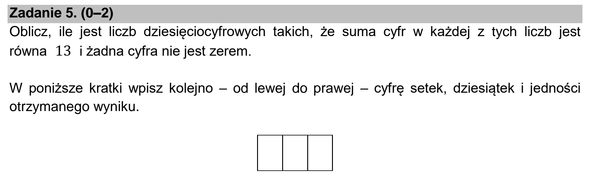 Matura próbna, marzec 2021, podgląd zadania 5