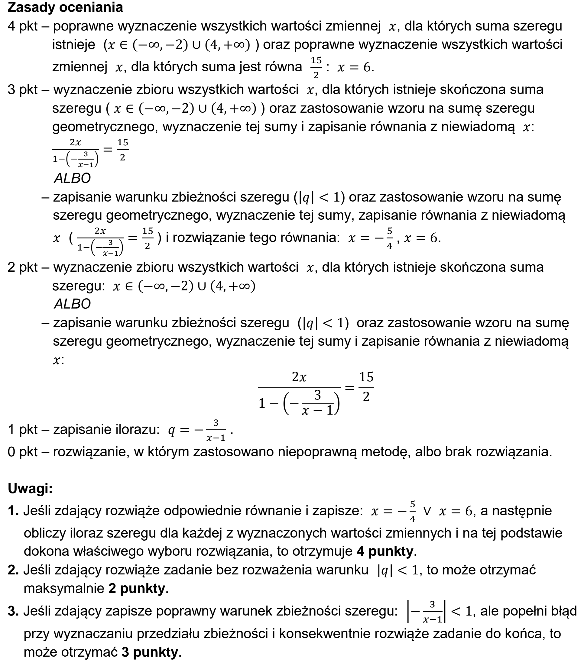 Matura dodatkowa, czerwiec 2023, odpowiedź do zadania 7, fragment 1