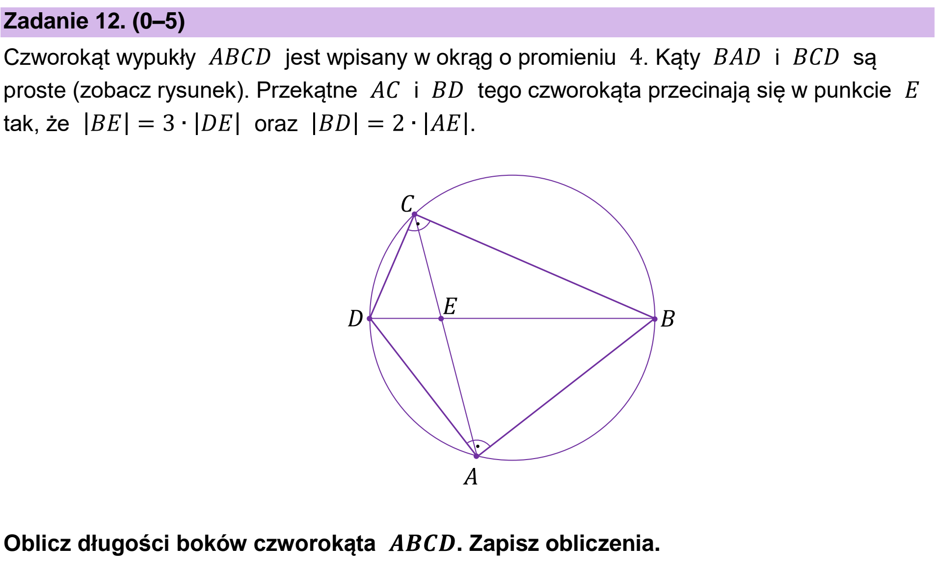 Matura dodatkowa, czerwiec 2023, podgląd zadania 12