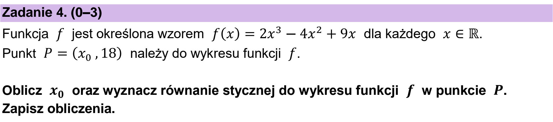 Matura dodatkowa, czerwiec 2023, podgląd zadania 4