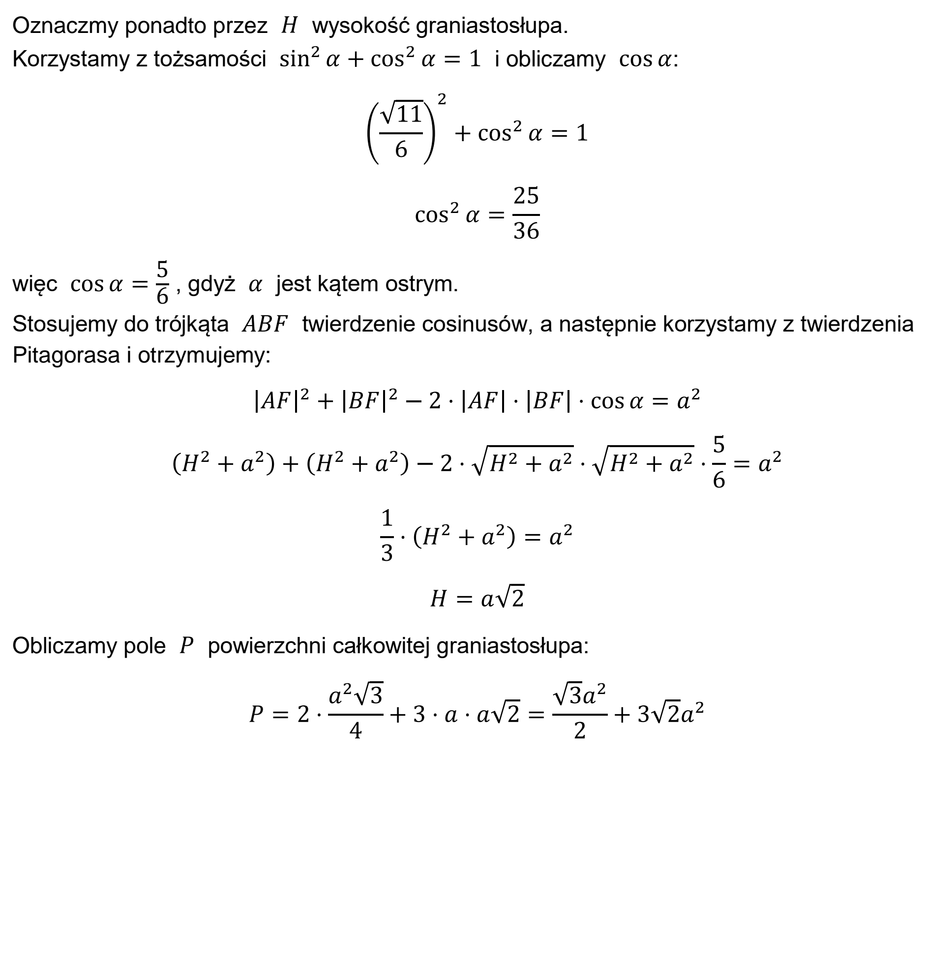Matura dodatkowa, czerwiec 2024, odpowiedź do zadania 10, fragment 2