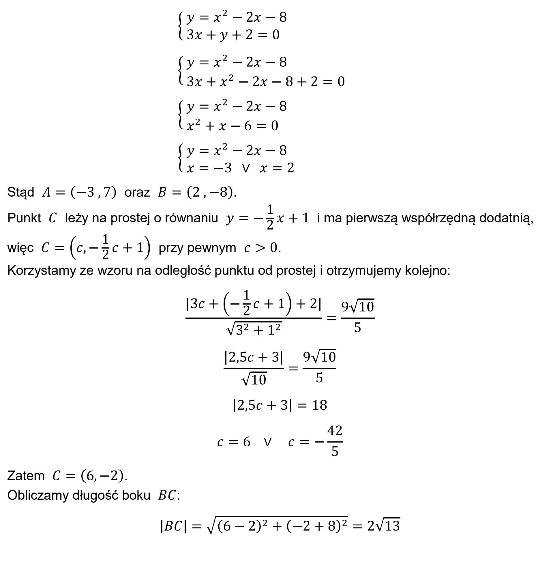 Matura dodatkowa, czerwiec 2024, odpowiedź do zadania 11, fragment 2