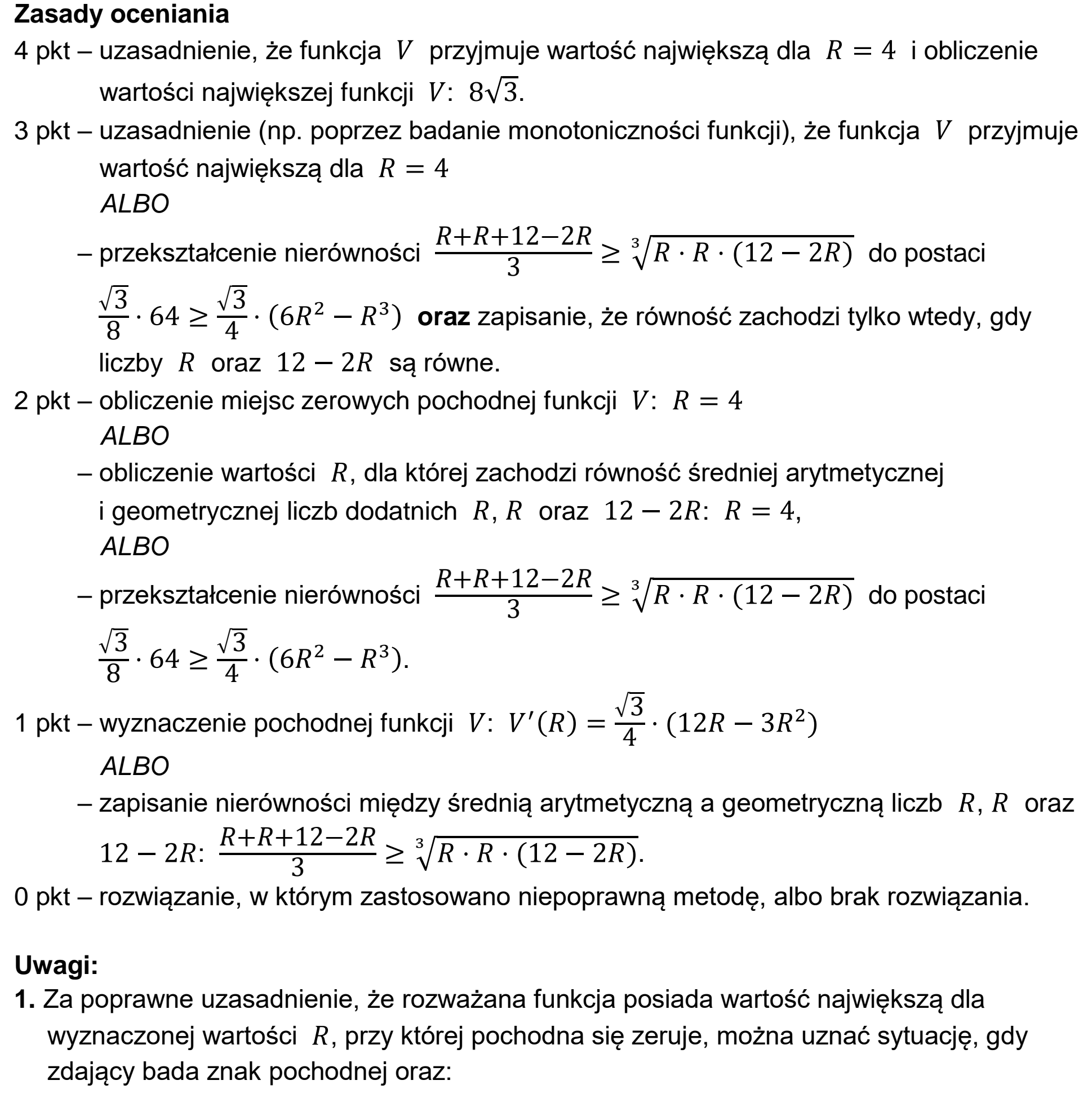 Matura dodatkowa, czerwiec 2024, odpowiedź do zadania 13.2