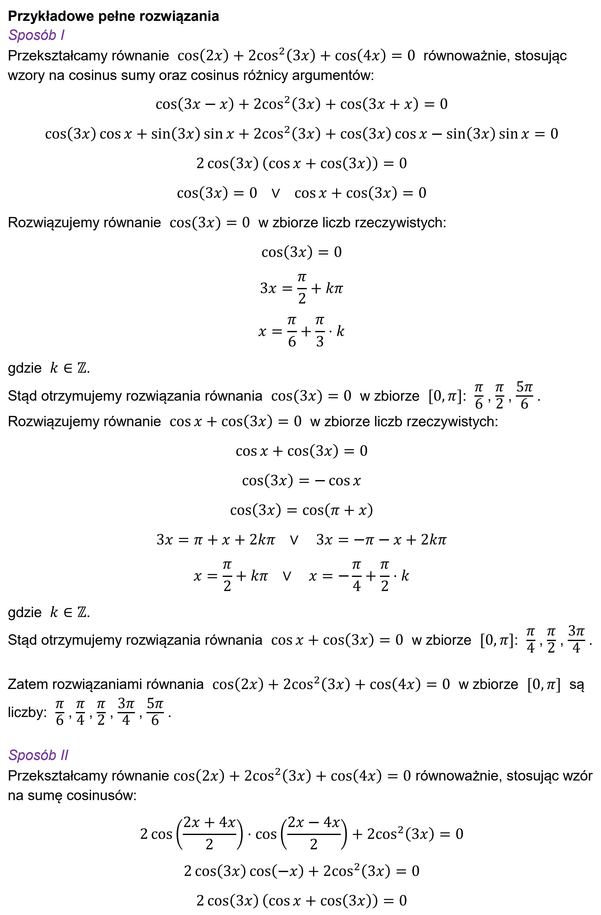 Matura dodatkowa, czerwiec 2025, odpowiedź do zadania 6, fragment 2