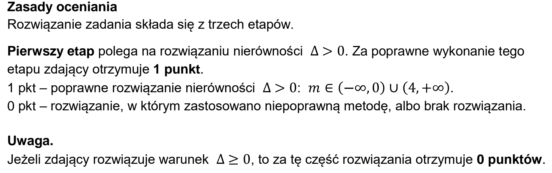 Matura dodatkowa, czerwiec 2026, odpowiedź do zadania 11