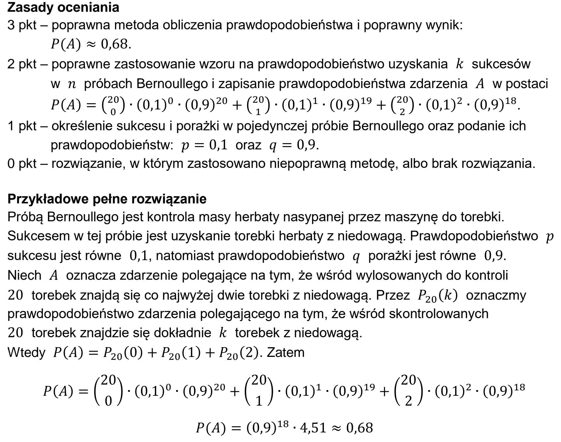Matura próbna, grudzien 2022, odpowiedź do zadania 4