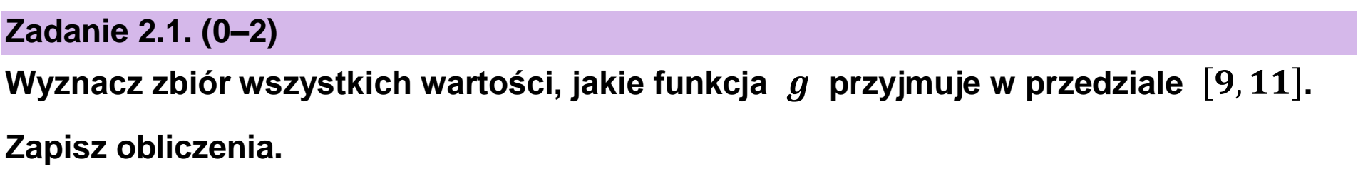 Matura próbna, grudzien 2022, zadanie 2.1
