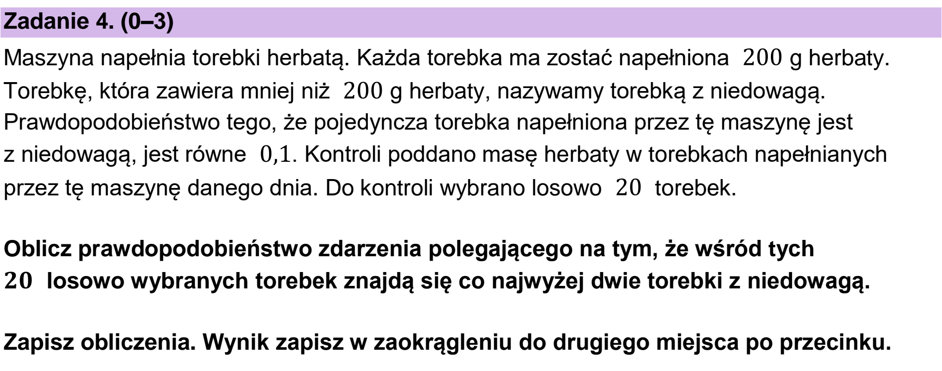 Matura próbna, grudzien 2022, podgląd zadania 4