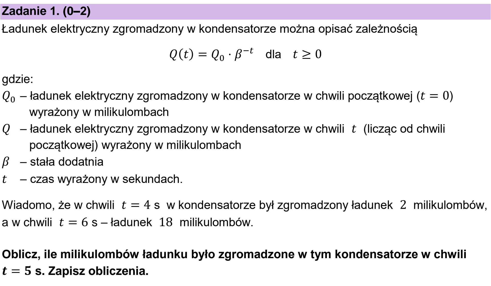 Matura próbna, grudzien 2024, podgląd zadania 1