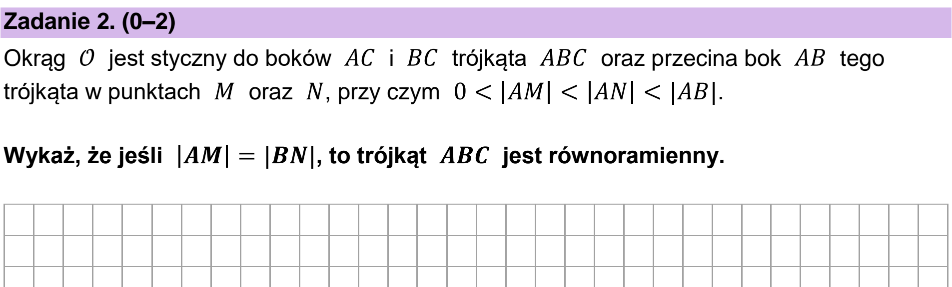 Matura próbna, grudzien 2024, podgląd zadania 2