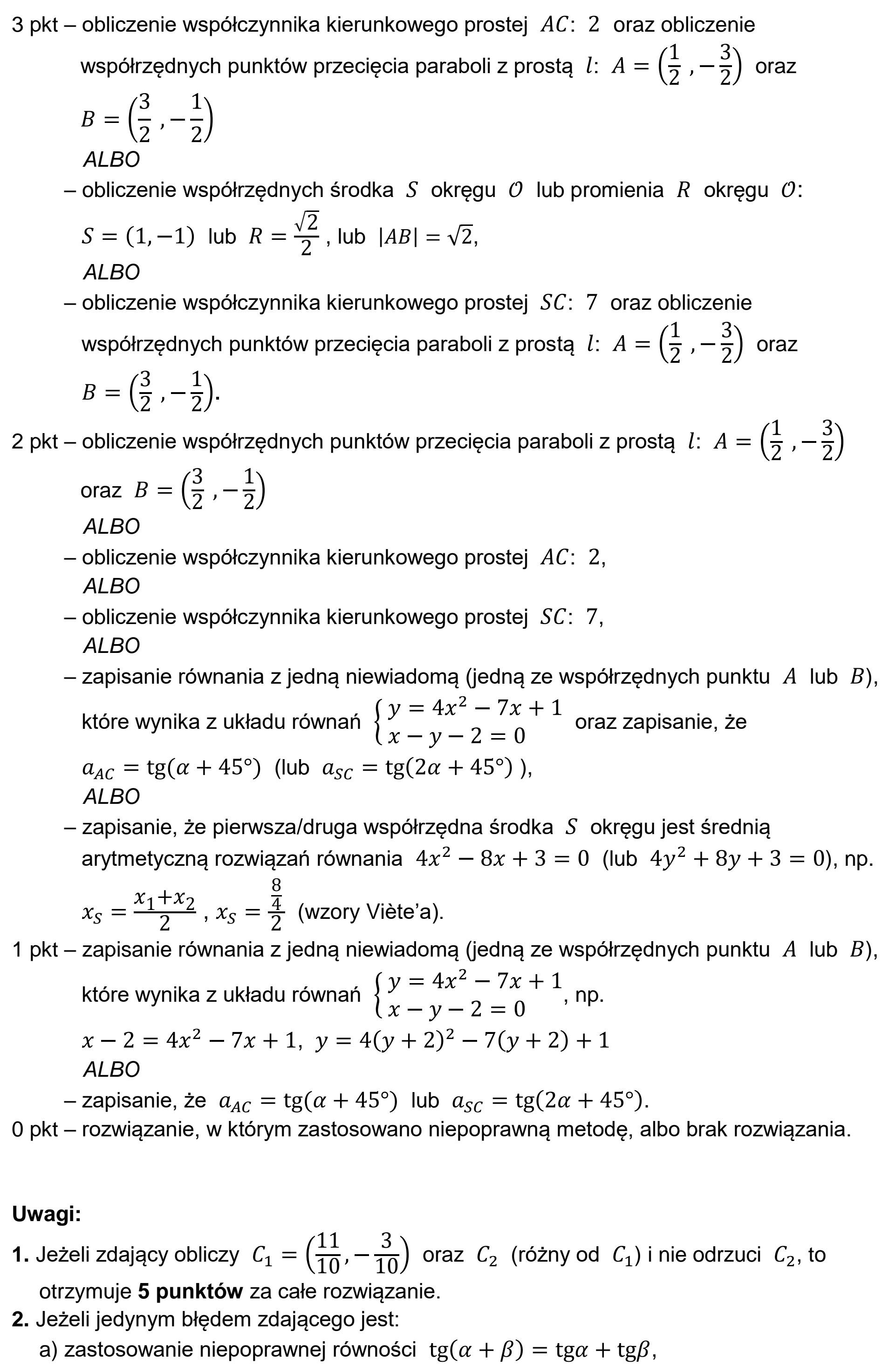 Matura, maj 2023, odpowiedź do zadania 13, fragment 2