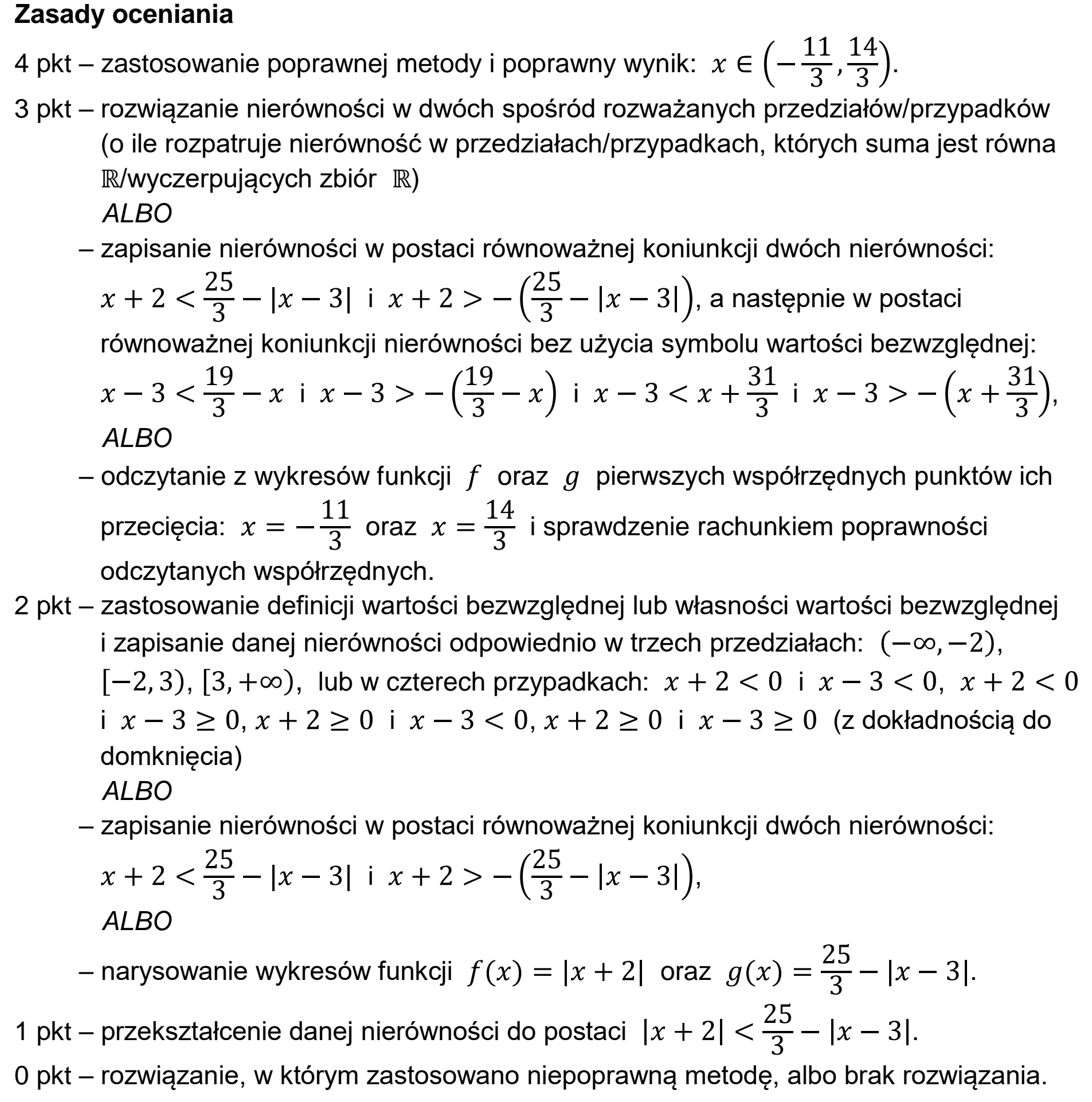 Matura, maj 2023, odpowiedź do zadania 9, fragment 1