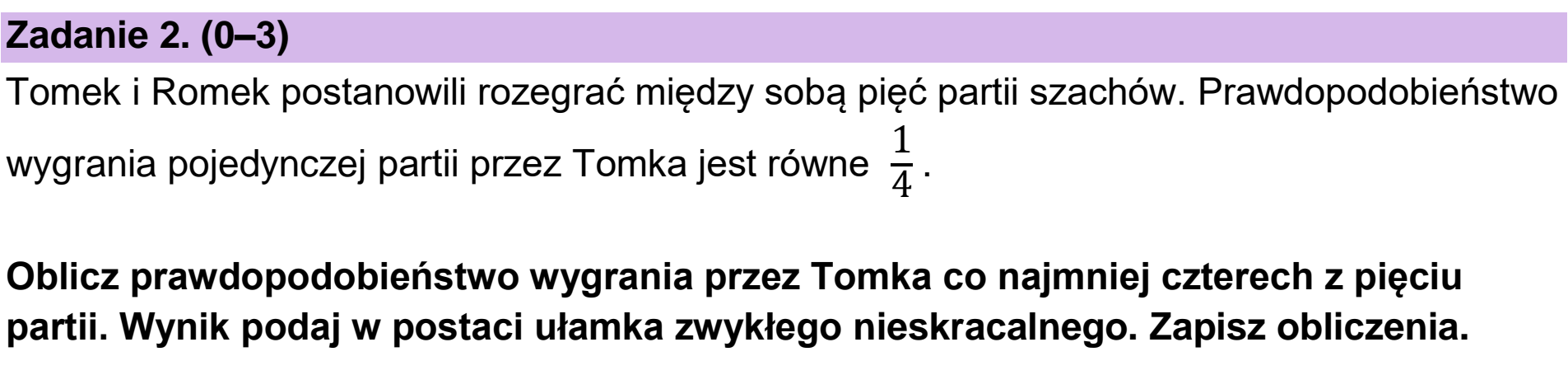 Matura, maj 2023, podgląd zadania 2