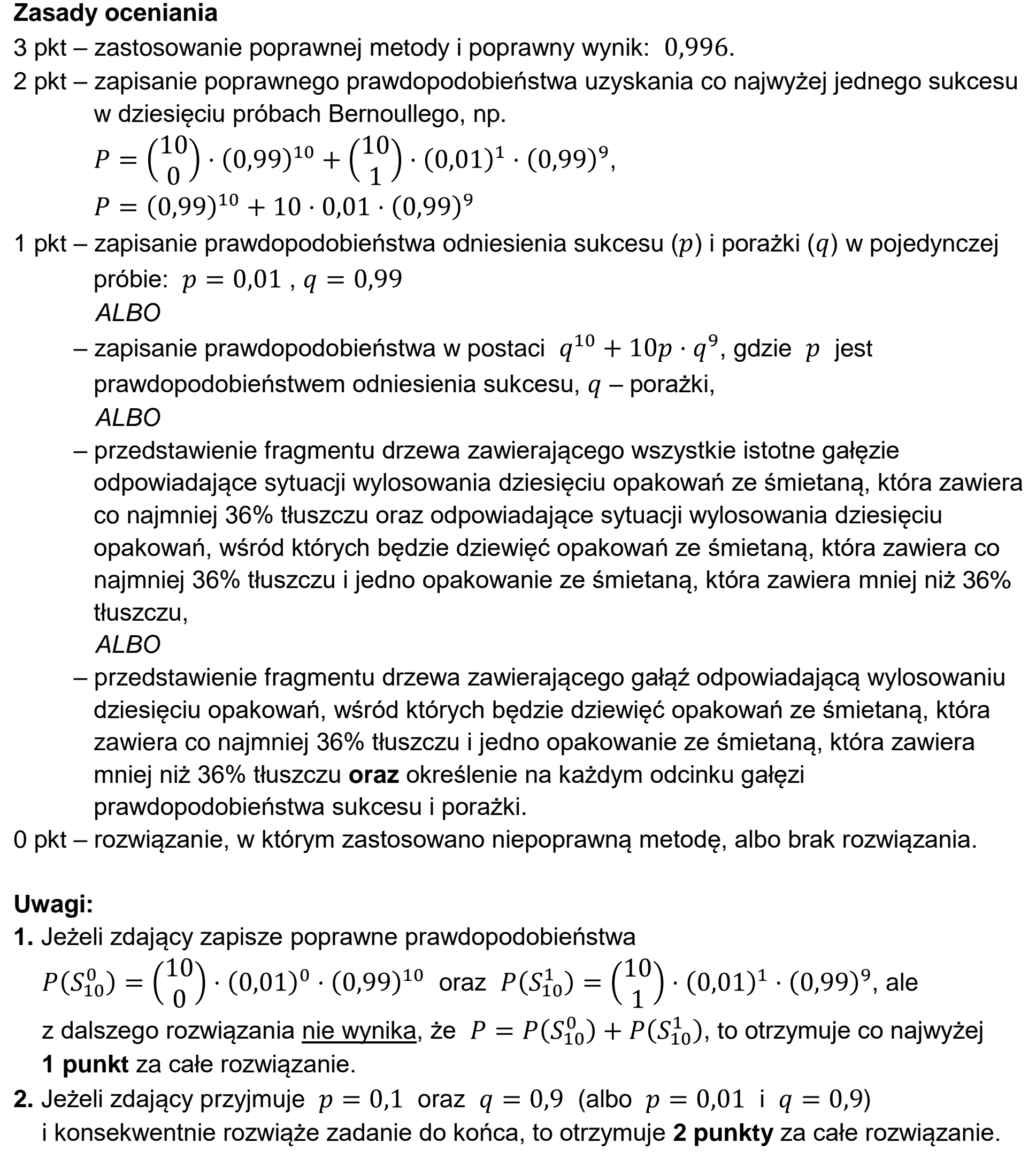 Matura, maj 2024, odpowiedź do zadania 3, fragment 1