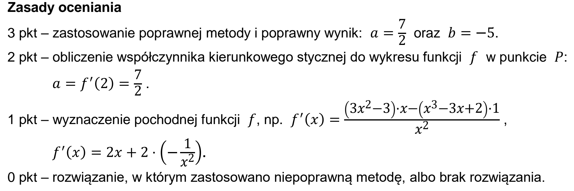 Matura, maj 2024, odpowiedź do zadania 4