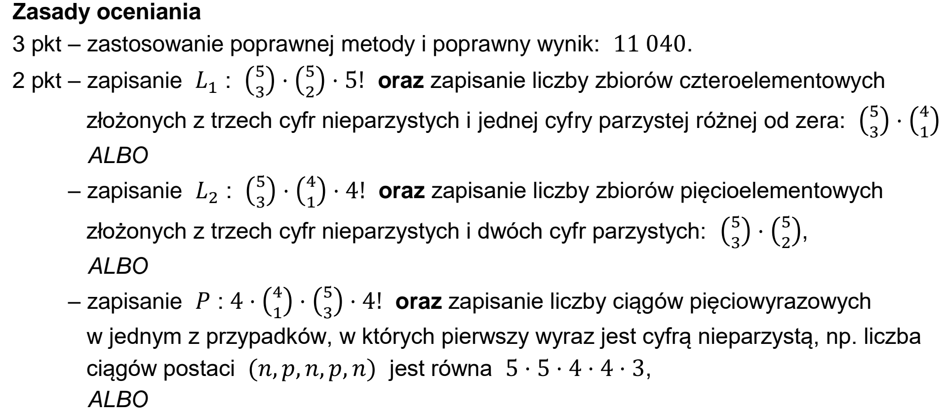 Matura, maj 2024, odpowiedź do zadania 6