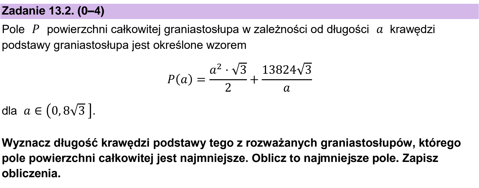Matura, maj 2024, zadanie 13.2