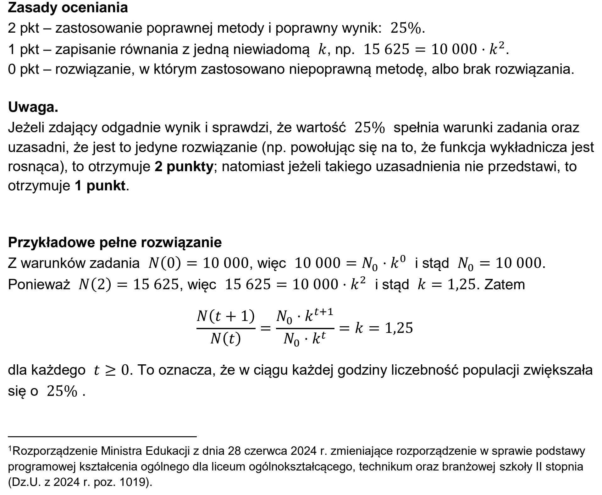 Matura, maj 2025, odpowiedź do zadania 1