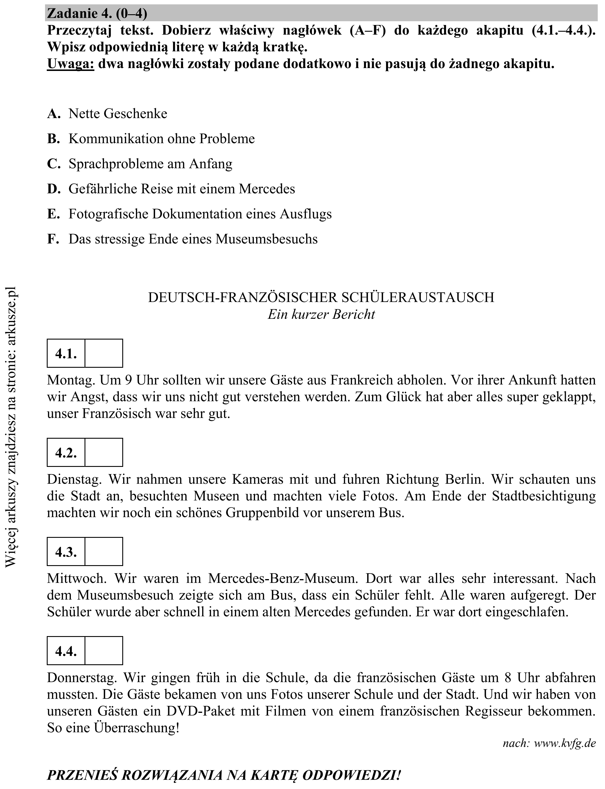 Matura dodatkowa, czerwiec 2015, podgląd zadania 4