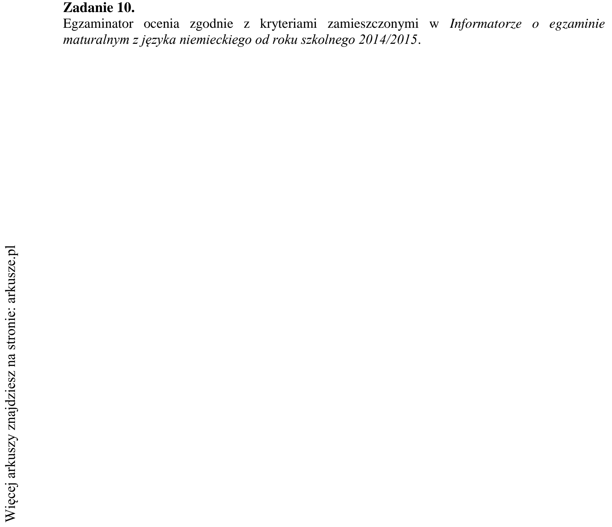 Matura dodatkowa, czerwiec 2016, odpowiedź do zadania 10