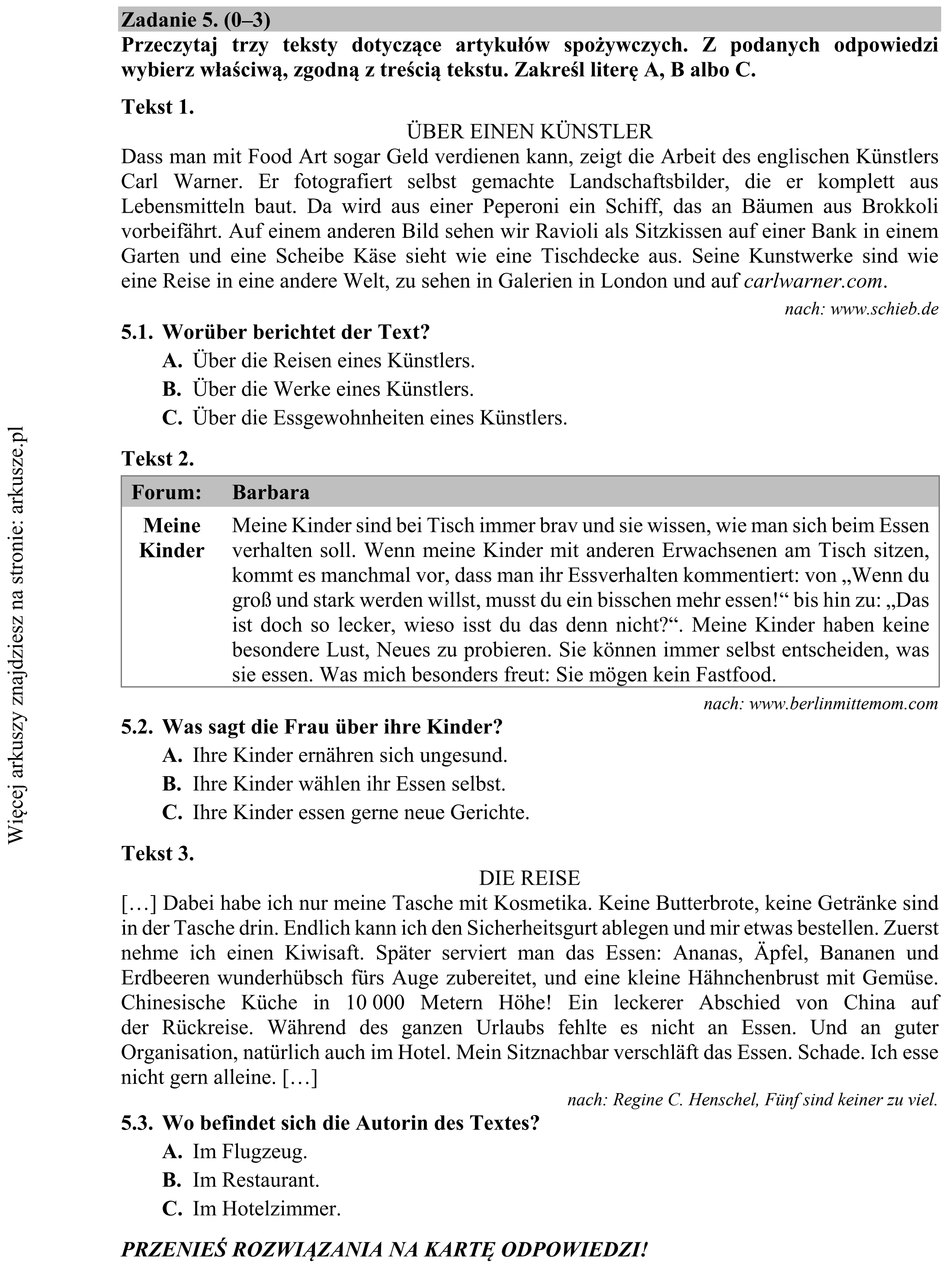 Matura dodatkowa, czerwiec 2017, podgląd zadania 5