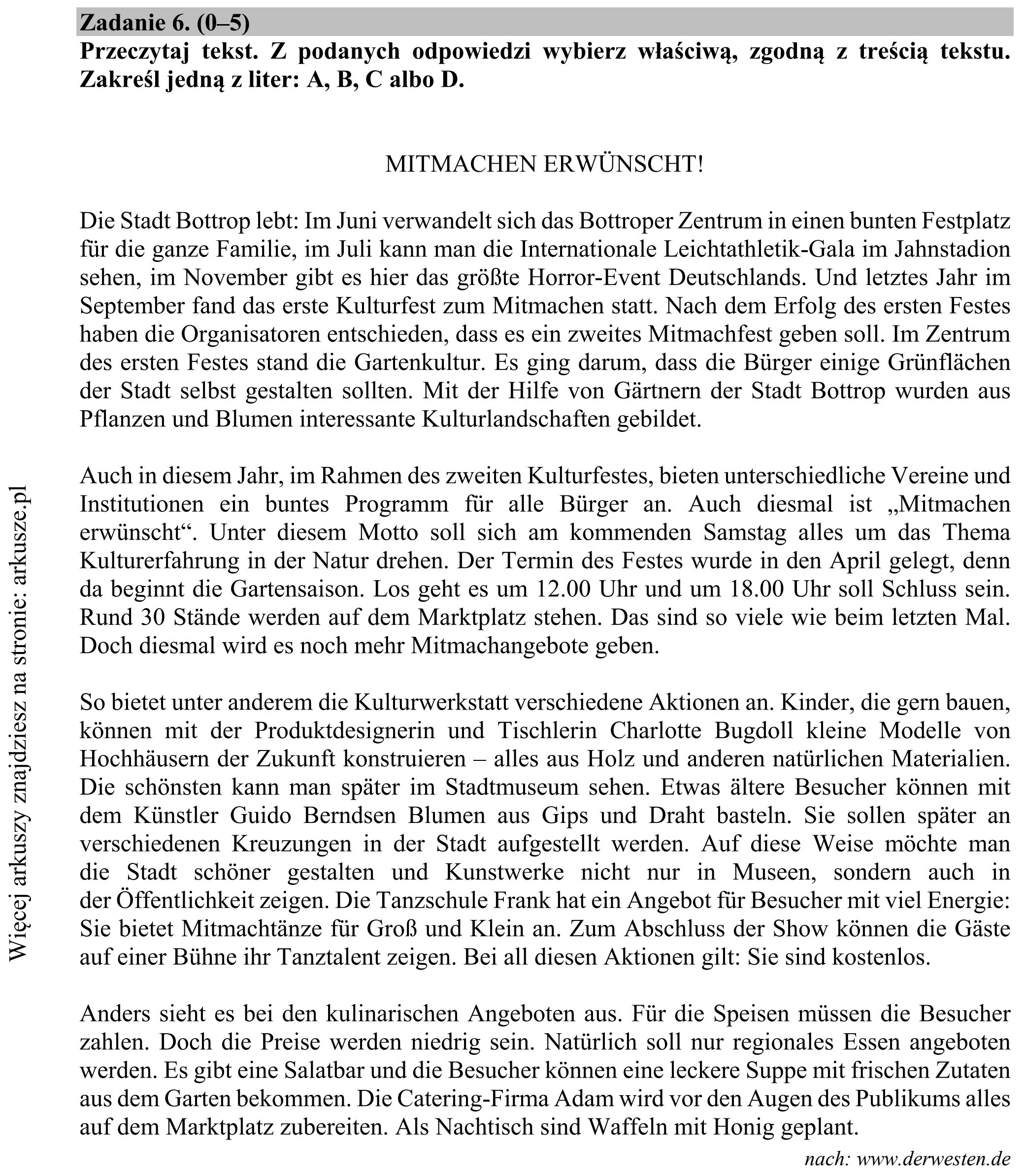 Matura dodatkowa, czerwiec 2018, podgląd zadania 6, fragment 1