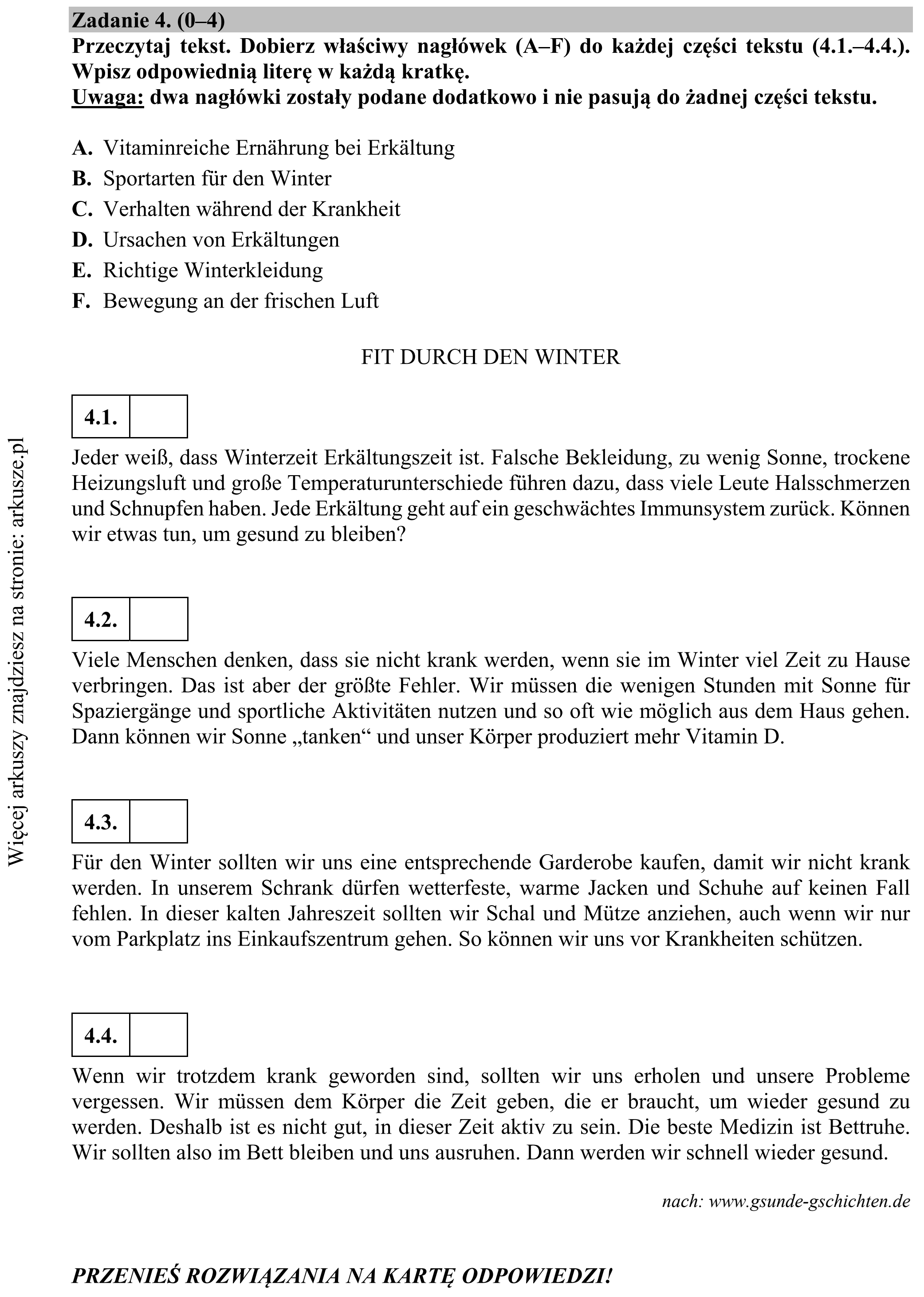 Matura dodatkowa, lipiec 2020, podgląd zadania 4