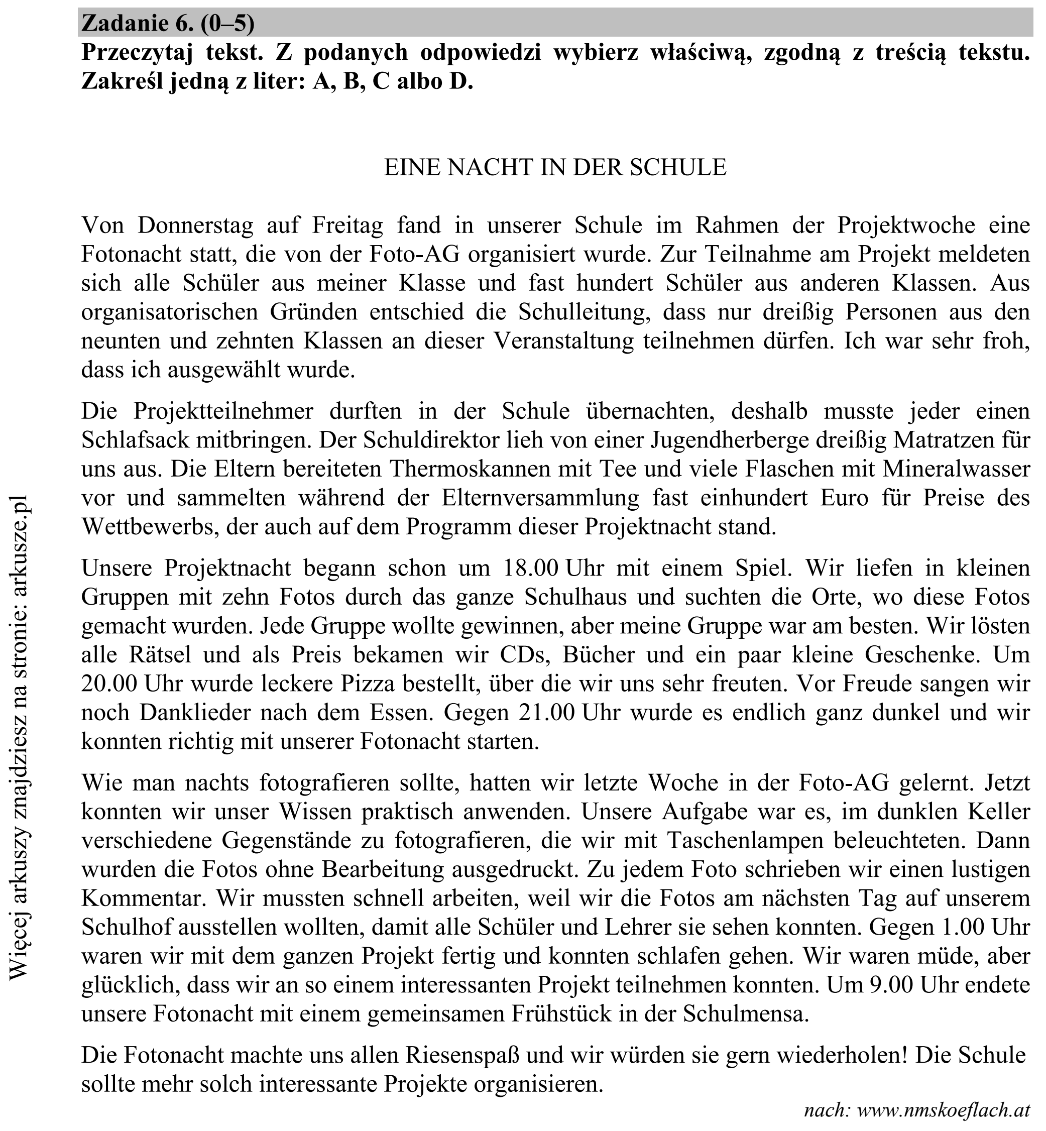 Matura dodatkowa, lipiec 2020, podgląd zadania 6, fragment 1