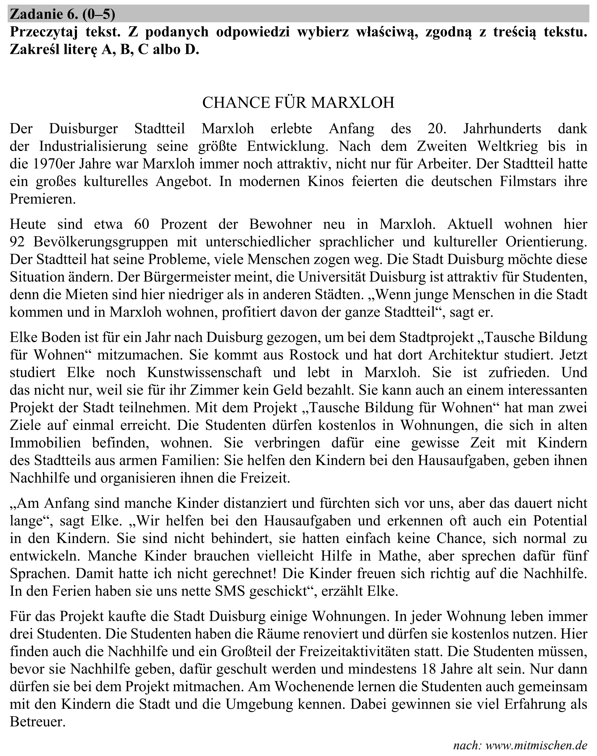 Matura, maj 2017, podgląd zadania 6, fragment 1