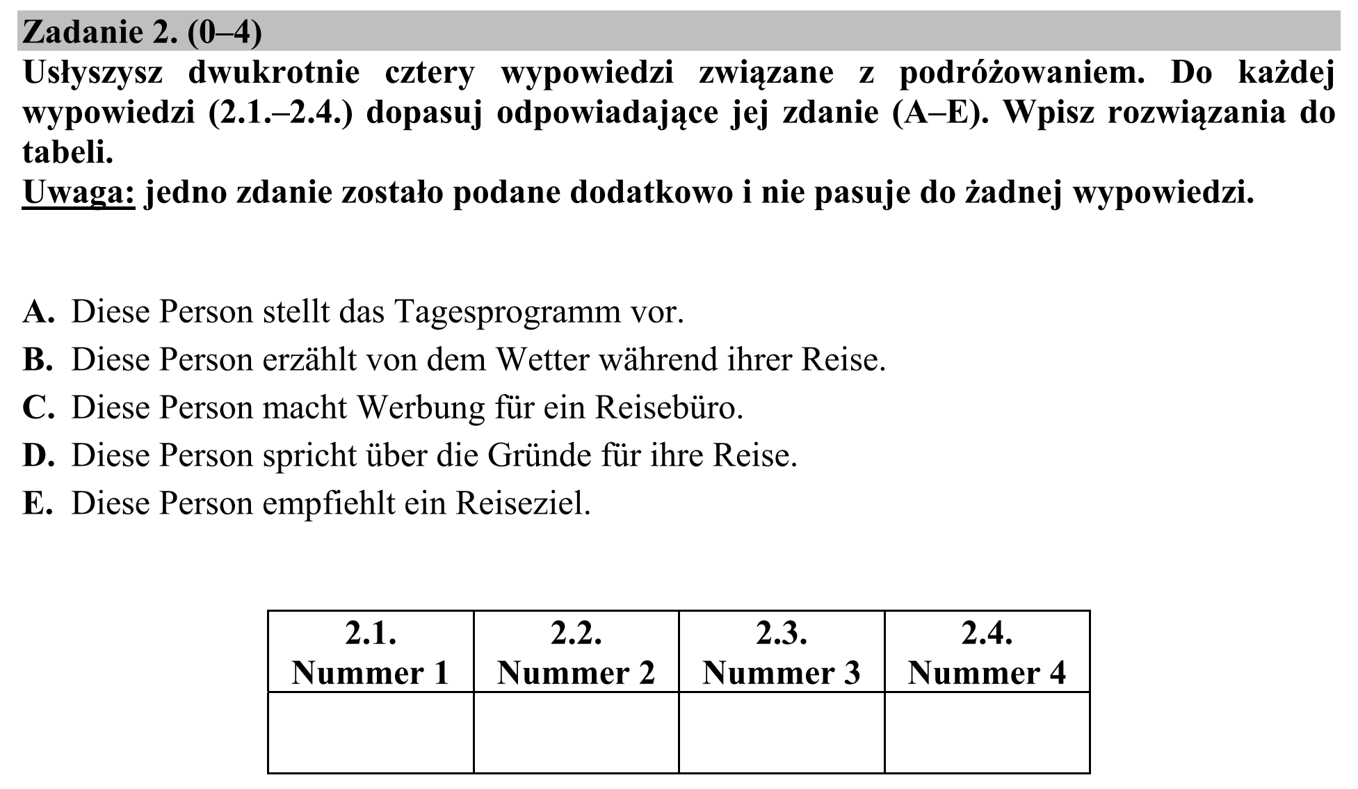Matura, maj 2018, podgląd zadania 2